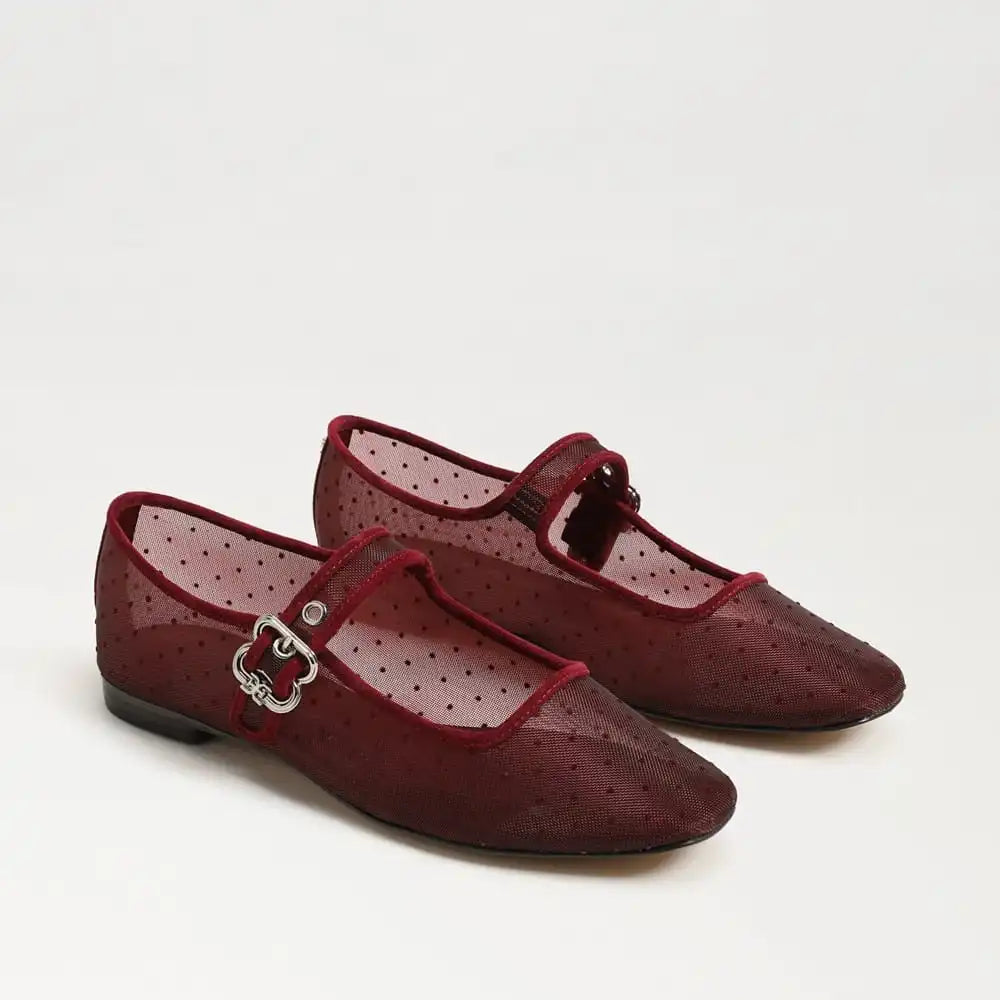 Michaela Mesh Mary Jane Flat