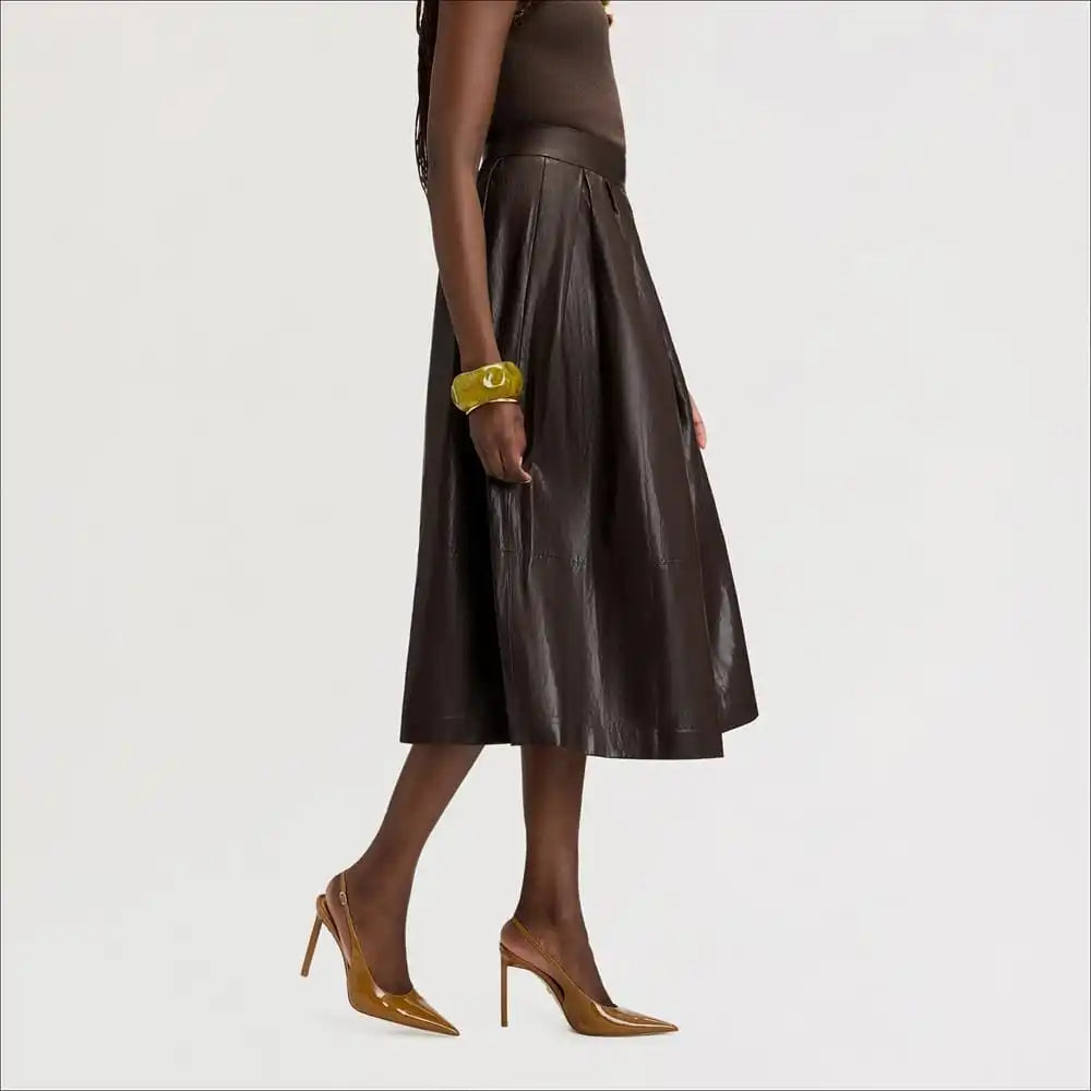 Pleated Full Skirt