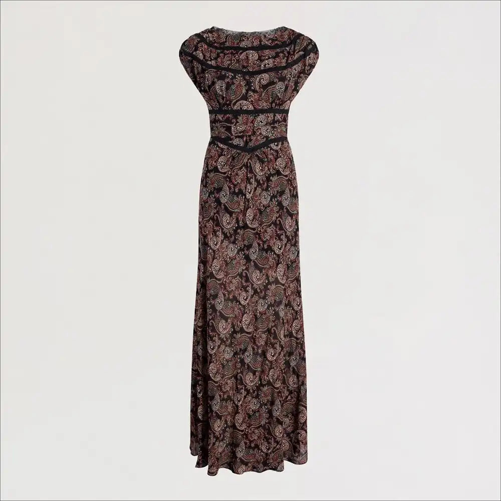 Lace Inset Maxi Dress