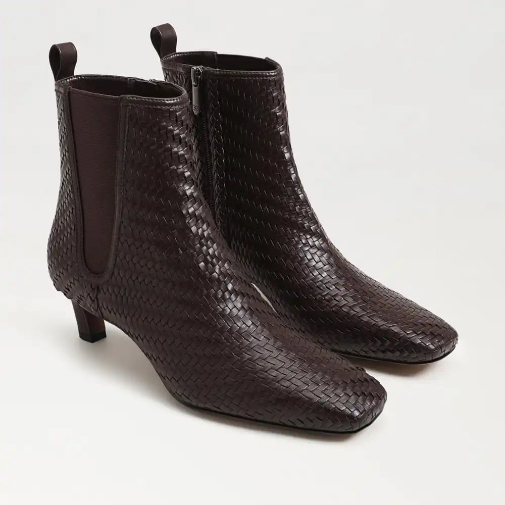 Peony Weave Ankle Boot