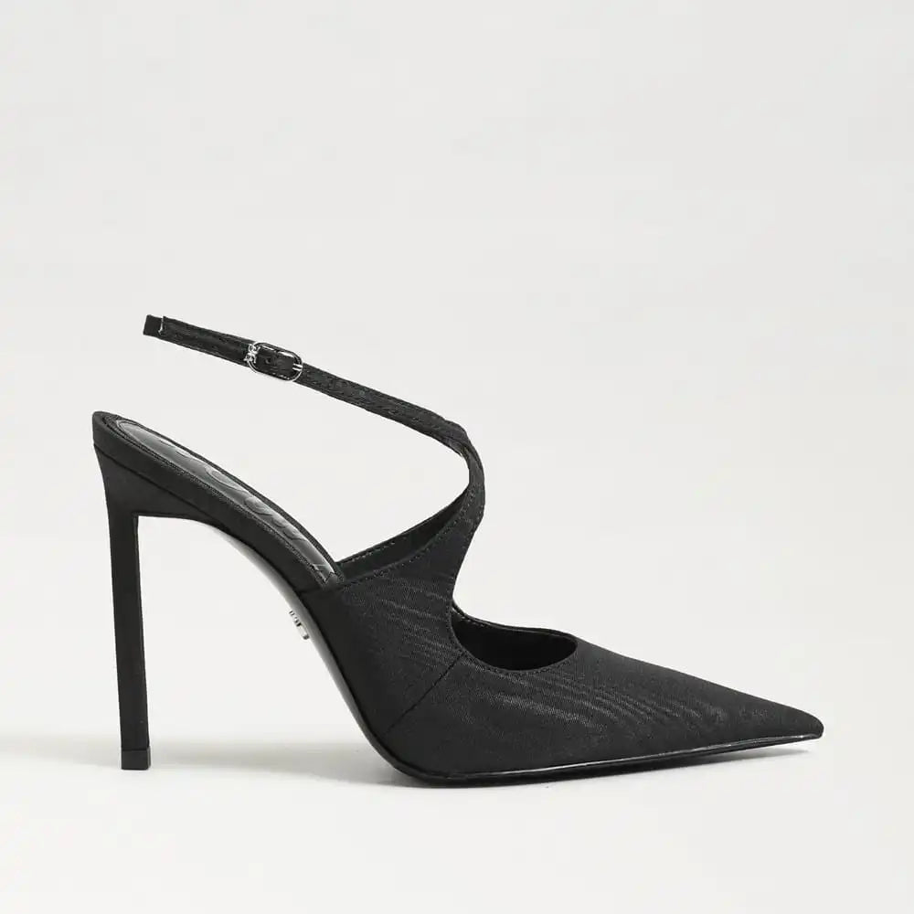 Terry Ankle Strap Pump
