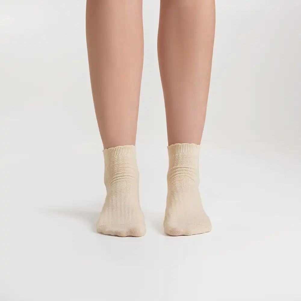 3 Pack Cotton Texture Anklet