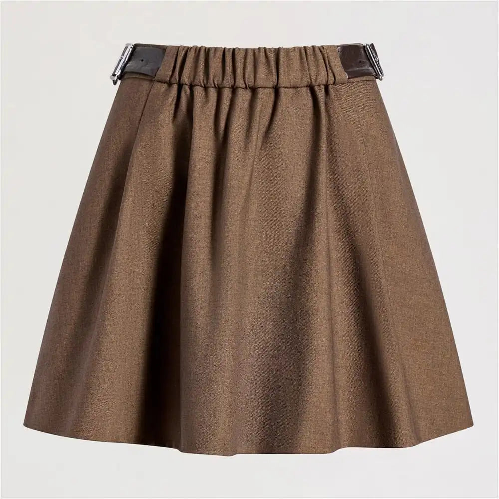 Pull-on Mini Skirt