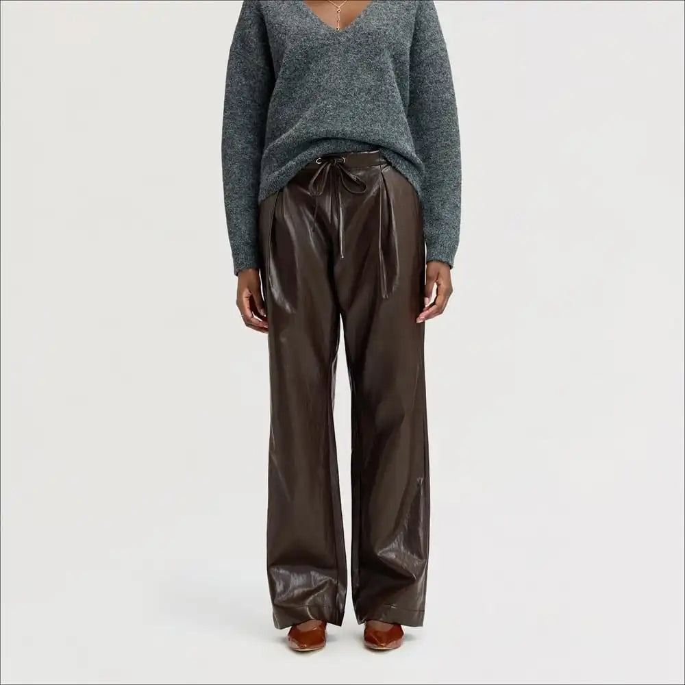 Drawstring Pleat Pant